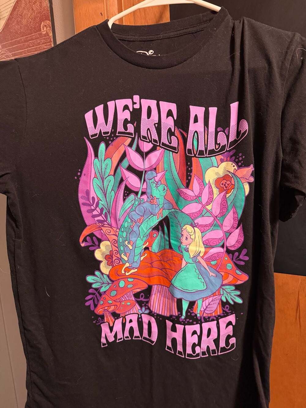 Disney Alice in Wonderland We're All Mad Here Graphic T-Shirt